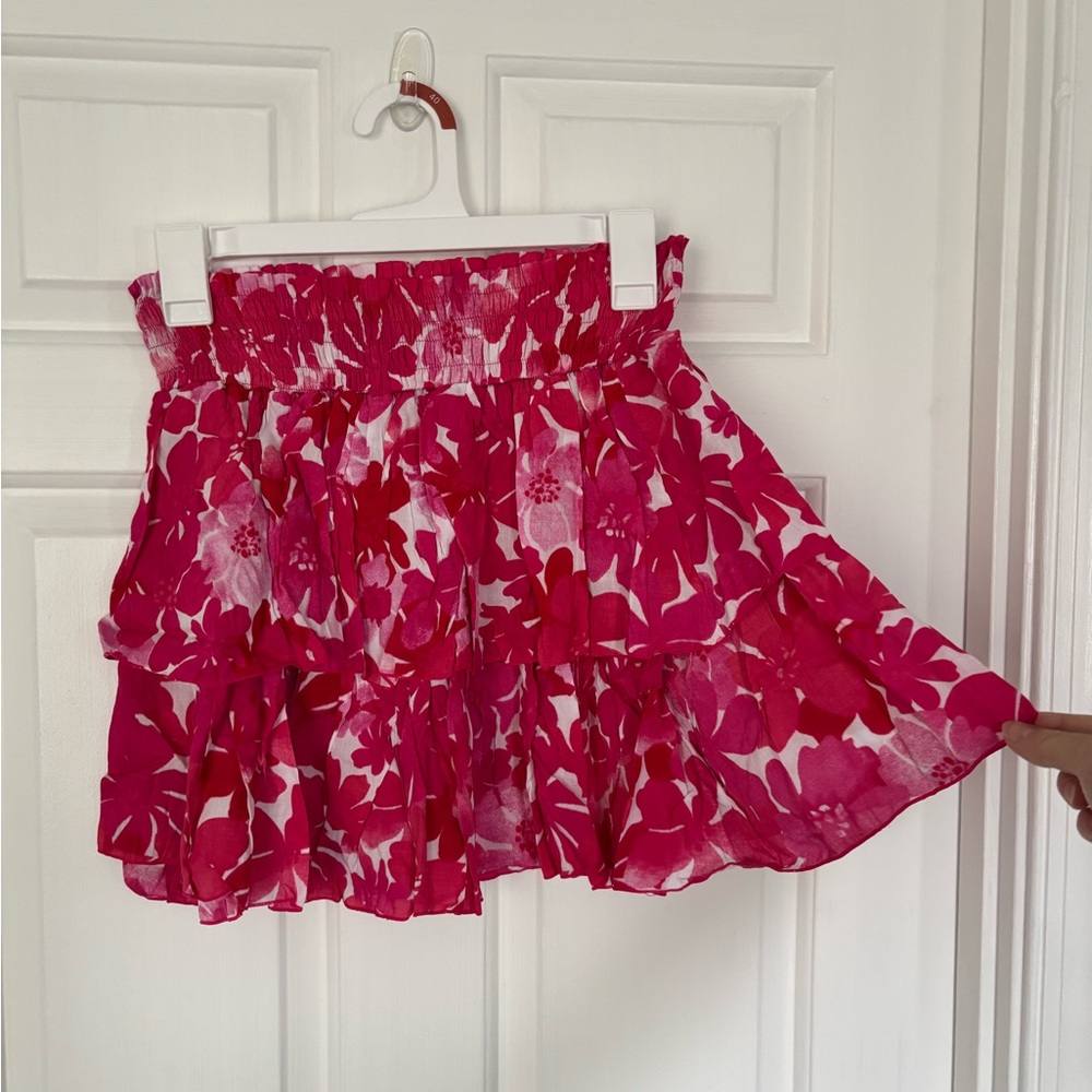 Hawaii Tiare Floral Print Tiered Skirt NWT | XS